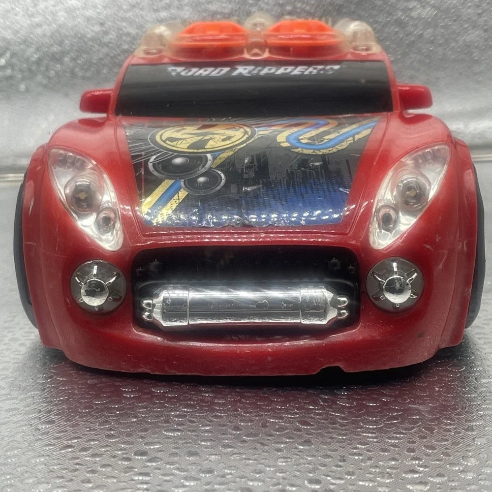 Toy State Road Rippers Red Sports Muscle Car Tested Lights Sounds Working